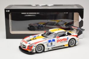 Mercedes SLS AMG GT3 #9 B. Schneider / J. Bleekemolen Black Falcon 24 Hours of Nurburgring Winner 2013 Minichamps 1:18 151133 - imagen 6 de 6