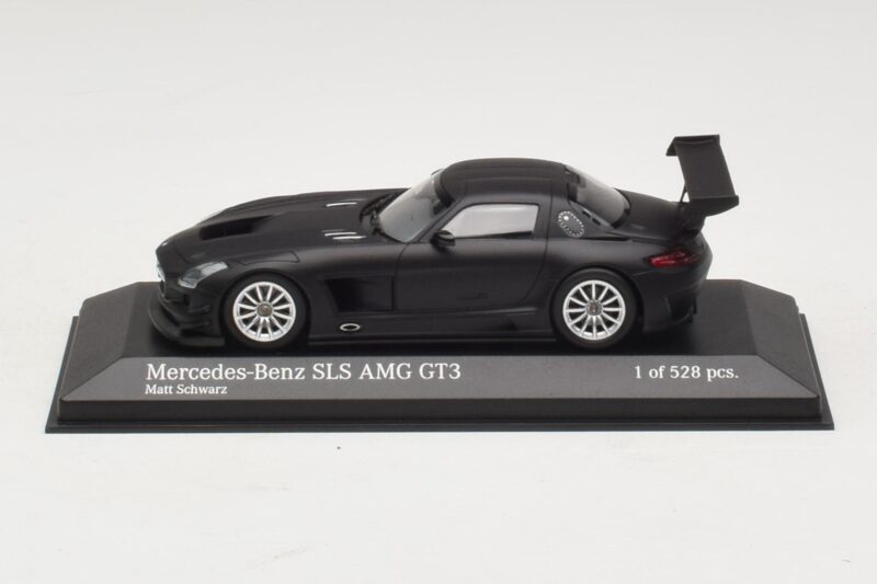 Mercedes SLS AMG GT3 Negro Mate Minichamps 1:43 Mercedes SLS AMG GT3 Negro Mate Minichamps 1:43 410113200 Metal