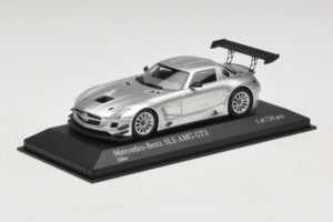 Mercedes SLS AMG GT3 Plata Minichamps 1:43 410113202 Metal - imagen 2 de 4