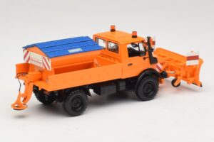 Mercedes Unimog 1300 L Quitanieves Naranja Minichamps 1:43 439033060 Metal - imagen 2 de 6