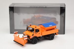 Mercedes Unimog 1300 L Quitanieves Naranja Minichamps 1:43 439033060 Metal - imagen 6 de 6