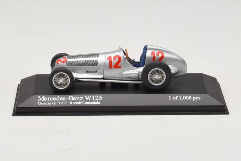 Mercedes W125 R. Caracciola German GP 1937 Minichamps 1:43 Mercedes W125 R. Caracciola German GP 1937 Minichamps 1:43 400370012 Metal