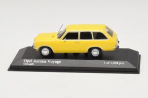 Opel Ascona A Voyage Amarillo Minichamps 1:43 400045811 Metal