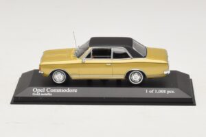 Opel Commodore A Oro Metalizado Minichamps 1:43 430046165 Metal