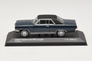Opel Diplomat A V8 Coupe Azul Oscuro Minichamps 1:43 400048021 Metal