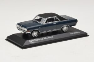 Opel Diplomat A V8 Coupe Azul Oscuro Minichamps 1:43 400048021 Metal - imagen 2 de 4