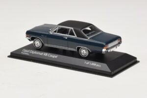Opel Diplomat A V8 Coupe Azul Oscuro Minichamps 1:43 400048021 Metal - imagen 3 de 4