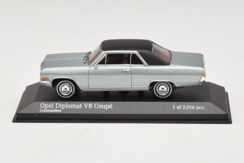 Opel Diplomat A V8 Coupe Plata Minichamps 1:43 400048020 Metal