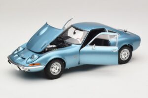 Opel GT Blue Metallic Minichamps 1:18 180049030 Metal - imagen 2 de 8
