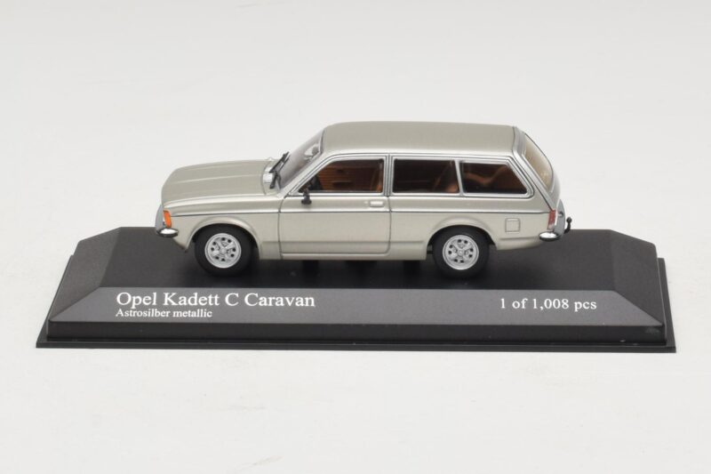 Opel Kadett C Caravan Silver Metallic Minichamps 1:43 400048111 Metal