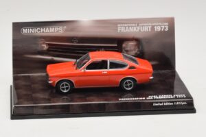 Opel Kadett C Coupé Presentación IAA Frankfurt Rojo Minichamps 1:43 436045620 Metal