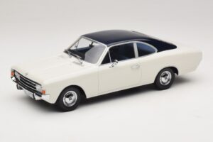 Opel Rekord C Coupé Blanco Azul Minichamps 1:18 107047021 Resina