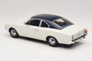 Opel Rekord C Coupé Blanco Azul Minichamps 1:18 107047021 Resina - imagen 5 de 6