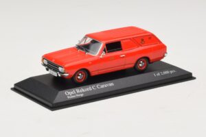 Opel Rekord Caravan Norwegian Post Minichamps 1:43 433046195 Metal - imagen 2 de 4