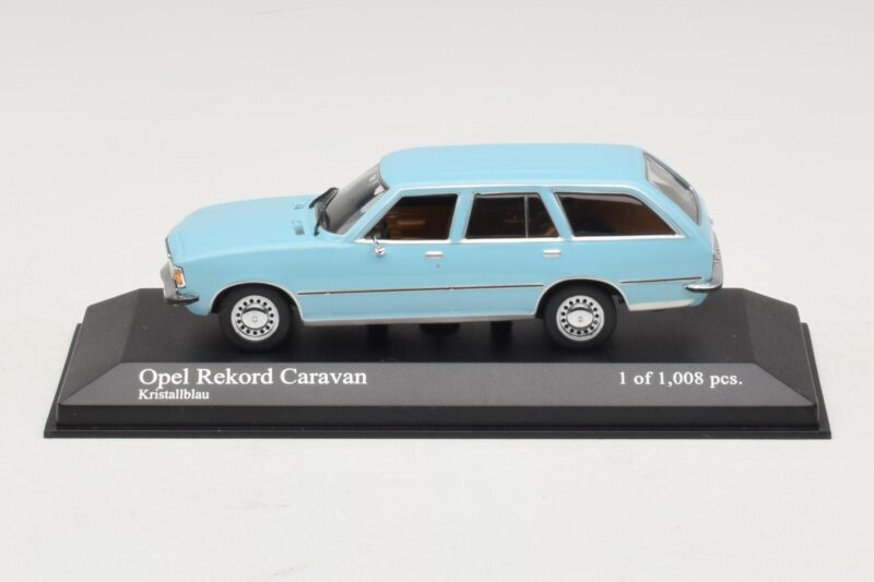 Opel Rekord D Caravan Azul Claro Minichamps 1:43 400044014 Metal