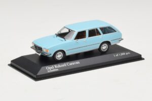 Opel Rekord D Caravan Azul Claro Minichamps 1:43 400044014 Metal - imagen 2 de 4
