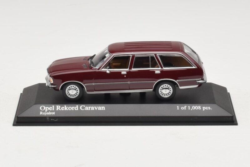 Opel Rekord D Caravan Rojo Minichamps 1:43 400044012 Metal