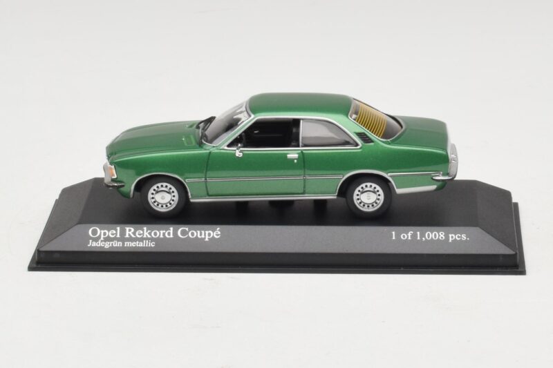 Opel Rekord D Coupé Verde Metalizado Minichamps 1:43 400044022 Metal