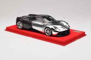 Pagani Huayra Chrome Silver Pieza Única BBR 1:18 P1873CM Resina - imagen 4 de 7