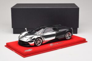 Pagani Huayra Chrome Silver Pieza Única BBR 1:18 P1873CM Resina - imagen 6 de 7