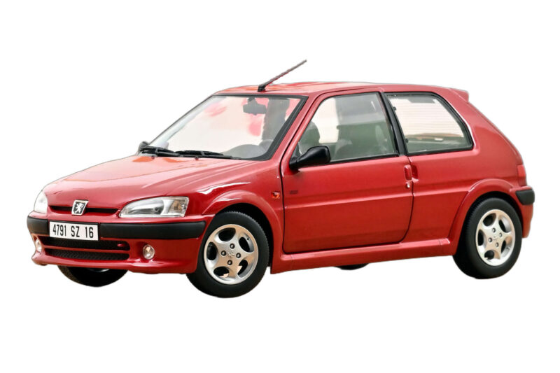 Peugeot 106 S16 Lucifer Red Norev 1:18 184921 Metal