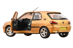 Peugeot 306 S16 Blaze Yellow Norev 1:18 184940 Metal - imagen 2 de 3