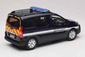 Peugeot Partner Gendarmerie Azul Oscuro Norev 1:18 184890 Metal - imagen 2 de 6