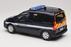 Peugeot Partner Gendarmerie Azul Oscuro Norev 1:18 184890 Metal - imagen 5 de 6
