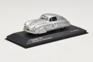 Porsche 356 #47 Sauerwein / Brunet 24 Hours of Le Mans 1951 Minichamps 1:43 400516747 Metal - imagen 2 de 4