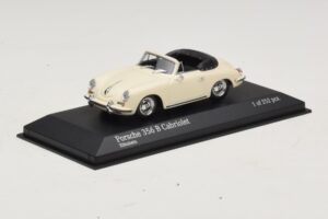 Porsche 356 B Descapotable Blanco Marfil Minichamps 1:43 400064332 Metal - imagen 2 de 4