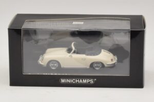 Porsche 356 B Descapotable Blanco Marfil Minichamps 1:43 400064332 Metal - imagen 4 de 4