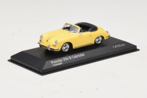 Porsche 356 B Descapotable Amarillo Minichamps 1:43 400064334 Metal - imagen 2 de 4