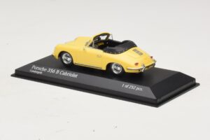 Porsche 356 B Descapotable Amarillo Minichamps 1:43 400064334 Metal - imagen 3 de 4