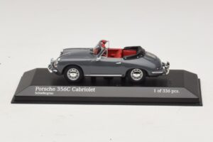 Porsche 356C Cabriolet Gris Minichamps 1:43 430062339 Metal