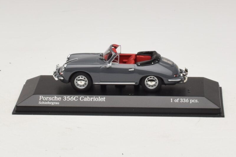 Porsche 356C Cabriolet Gris Minichamps 1:43 430062339 Metal