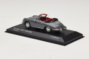 Porsche 356C Cabriolet Gris Minichamps 1:43 430062339 Metal - imagen 3 de 4