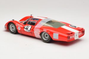 Porsche 906 LH Squadra Tartaruga #40 D. Spoerry / R. Steinemann 12 Hours of Sebring 1967 Minichamps 1:18 100676140 Metal - imagen 7 de 8
