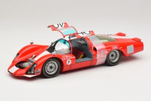 Porsche 906 LH Squadra Tartaruga #40 D. Spoerry / R. Steinemann 12 Hours of Sebring 1967 Minichamps 1:18 100676140 Metal - imagen 2 de 8