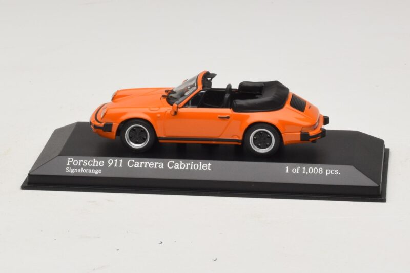 Porsche 911 930 Carrera Cabriolet Naranja Minichamps 1:43 Porsche 911 930 Carrera Cabriolet Naranja Minichamps 1:43 430062038 Metal