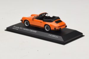 Porsche 911 930 Carrera Cabriolet Naranja Minichamps 1:43 430062038 Metal - imagen 3 de 4