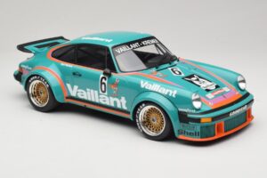 Porsche 911 934 Vaillant #6 T. Hezemans Winner DRM Norisring 1976 Minichamps 1:12 125766406 Metal - imagen 4 de 6