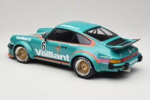 Porsche 911 934 Vaillant #6 T. Hezemans Winner DRM Norisring 1976 Minichamps 1:12 125766406 Metal - imagen 5 de 6