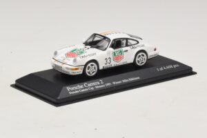 Porsche 911 964 Carrera 2 #33 M. Hakkinen Monaco Carrera Cup Winner 1993 Minichamps 1:43 430936033 Metal - imagen 2 de 4