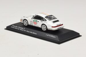 Porsche 911 964 Carrera 2 #33 M. Hakkinen Monaco Carrera Cup Winner 1993 Minichamps 1:43 430936033 Metal - imagen 3 de 4