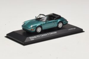 Porsche 911 964 Carrera 2 Cabriolet Turquesa Minichamps 1:43 430067332 Metal - imagen 2 de 4