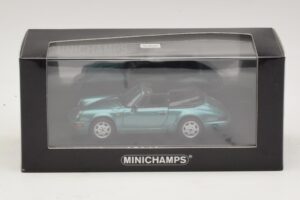 Porsche 911 964 Carrera 2 Cabriolet Turquesa Minichamps 1:43 430067332 Metal - imagen 4 de 4