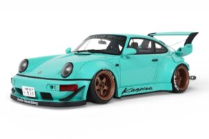 Porsche 911 964 RWB Kashiwa Blue GT Spirit 1:18 GT569 Resina