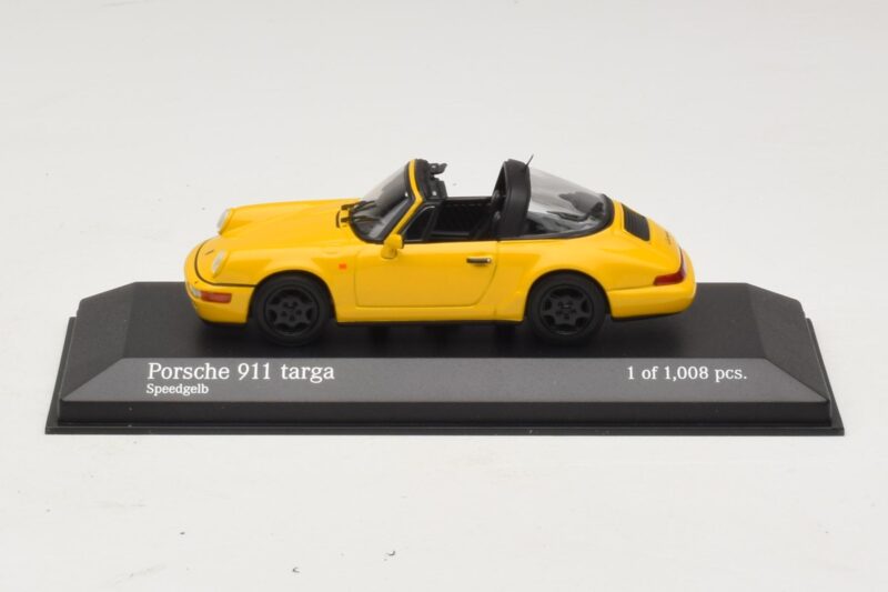 Porsche 911 964 Targa Amarillo Minichamps 1:43 Porsche 911 964 Targa Amarillo Minichamps 1:43 400061367 Metal
