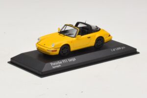 Porsche 911 964 Targa Amarillo Minichamps 1:43 400061367 Metal - imagen 2 de 4