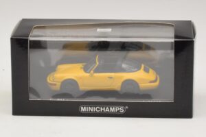 Porsche 911 964 Targa Amarillo Minichamps 1:43 400061367 Metal - imagen 4 de 4